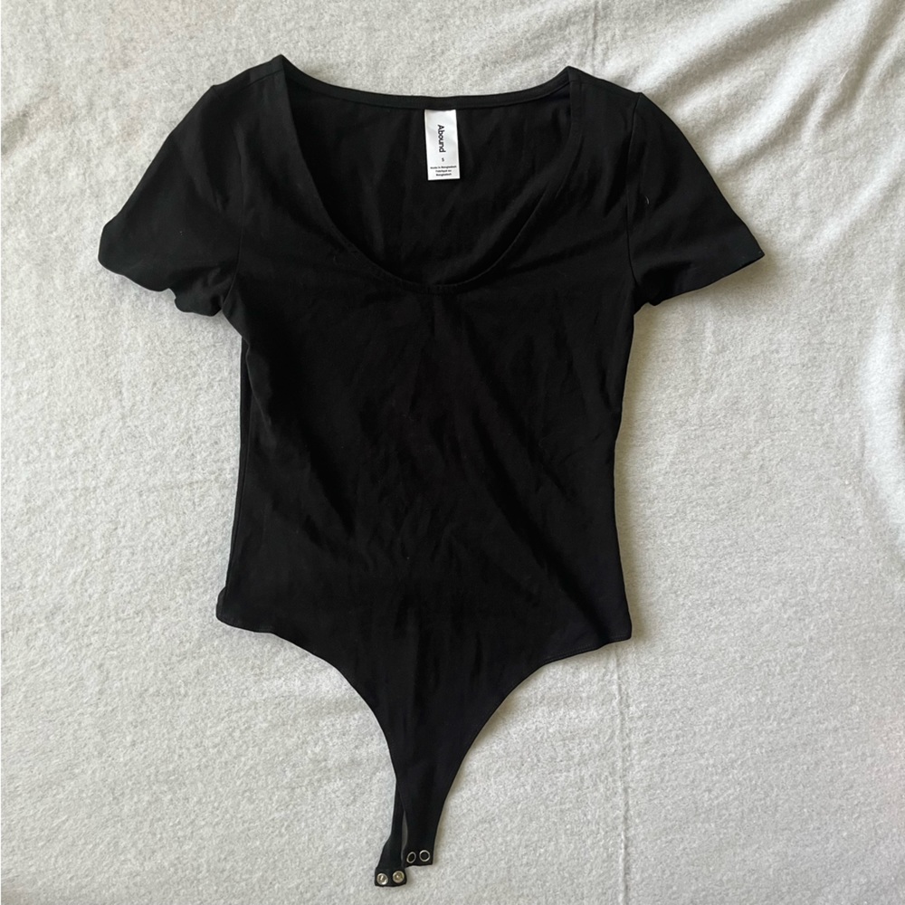 Black Short sleeve bodysuit